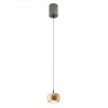 Suspension Smarter Aves, metal, matt gold, LED, 12W, 720 lumens, warm white 3000K, D.9 cm