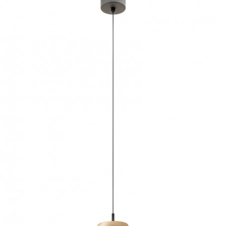 Suspension Smarter Aves, metal, matt gold, LED, 12W, 720 lumens, warm white 3000K, D.9 cm