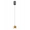 Suspension Smarter Aves, metal, matt gold, LED, 12W, 720 lumens, warm white 3000K, D.9 cm