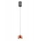 Suspension Smarter Aves, metal, matt coffee, LED, 12W, 720 lumens, warm white 3000K, D.9 cm