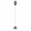 Suspension Smarter Aves, metal, black chrome, LED, 12W, 720 lumens, warm white 3000K, D.9 cm