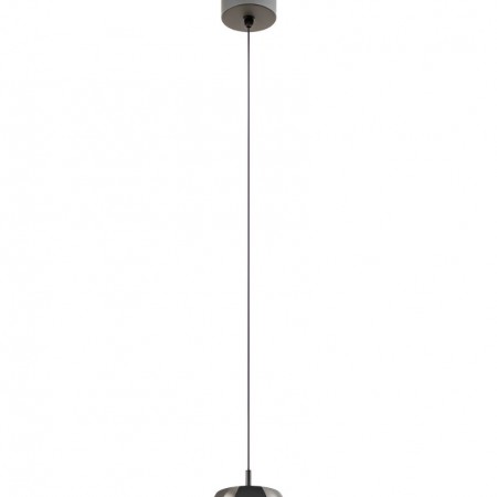 Suspension Smarter Aves, metal, black chrome, LED, 12W, 720 lumens, warm white 3000K, D.9 cm