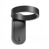 Wall lamp Smarter Keen, metal, sand black, LED, 6W, 440 lumens, warm white 3000K, H.18 cm