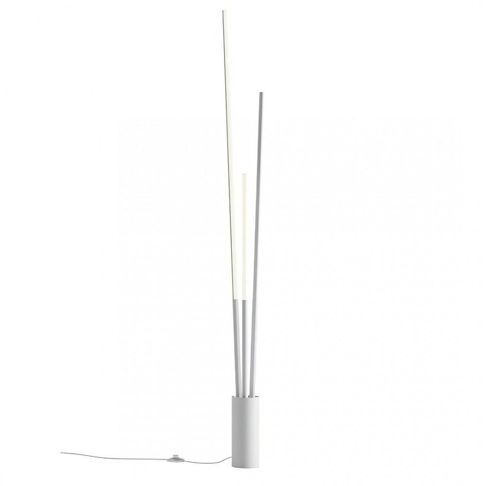 Floor lamp Smarter Herald, metal, sand white, dimmable, LED CCT, 36W, 2280 lumens, 3000K/4000K, H.164 cm