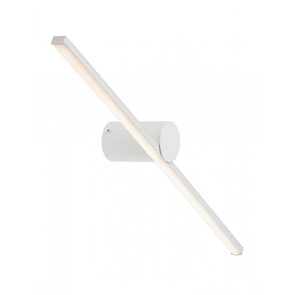 Wall lamp Smarter Row, metal, sand white, LED, 12W, 793 lumens, neutral white 4000K, L.60 cm, IP44