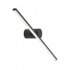 Wall lamp Smarter Row, metal, sand black, LED, 12W, 728 lumens, warm white 3000K, L.60 cm, IP44
