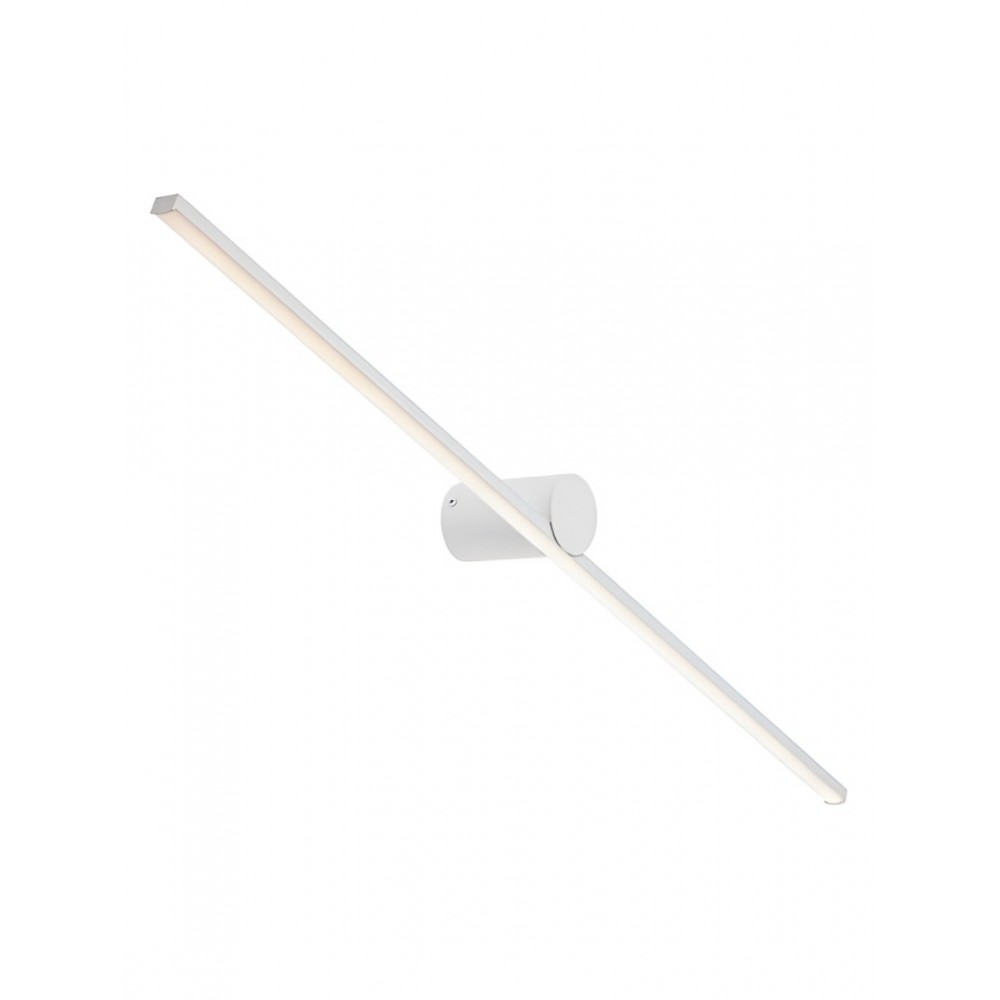 Wall lamp Smarter Row, metal, sand white, LED, 18W, 982 lumens, warm white 3000K, L.90 cm, IP44