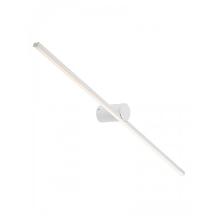 Wall lamp Smarter Row, metal, sand white, LED, 18W, 982 lumens, warm white 3000K, L.90 cm, IP44
