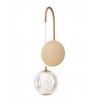 Wall lamp Smarter Gianet, metal, matt gold, LED, 4W, 450 lumens, warm white 3000K, H.26 cm