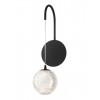 Wall lamp Smarter Gianet, metal, sand black, LED, 4W, 450 lumens, warm white 3000K, H.26 cm