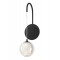 Wall lamp Smarter Gianet, metal, sand black, LED, 4W, 450 lumens, warm white 3000K, H.26 cm