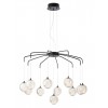 Suspension Smarter Gianet, metal, sand black, LED, 42W, 3663 lumens, warm white 3000K, L.80 cm