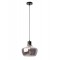 Suspension Smarter Atlantis, metal, smoky glass, sand black, 1XE27, D.26 cm