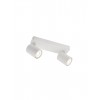 Wall/ ceiling lamp Smarter Cameo, metal, matt white, 2XGU10, L.25 cm