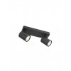 Wall/ ceiling lamp Smarter Cameo, metal, matt black, 2XGU10, L.25 cm