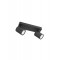 Wall/ ceiling lamp Smarter Cameo, metal, matt black, 2XGU10, L.25 cm