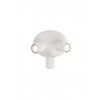 Ceiling lamp Smarter Cameo, metal, matt white, 3XGU10, D.24 cm