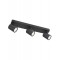 Ceiling lamp Smarter Cameo, metal, matt black, 3XGU10, L.45 cm