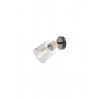 Wall/ceiling lamp Smarter Hansen, metal, smoked glass, sand black, 1XE27, H.14 cm