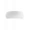 Wall lamp Smarter Brow, plastic, matt white, 1XE14, L.27 cm