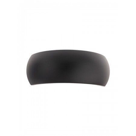 Wall lamp Smarter Brow, plastic, sand black, 1XE14, L.27 cm