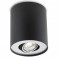 Ceiling lamp Smarter Kato, metal, matt black, 1XGU10, D.10 cm