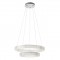 Suspension Smarter Metis, metal, chrome, 64W, 6929 lumens, neutral white 4000K, D.60 cm