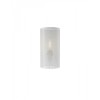 Table lamp Smarter Shadow, metal, white, 1XE14, H.20 cm
