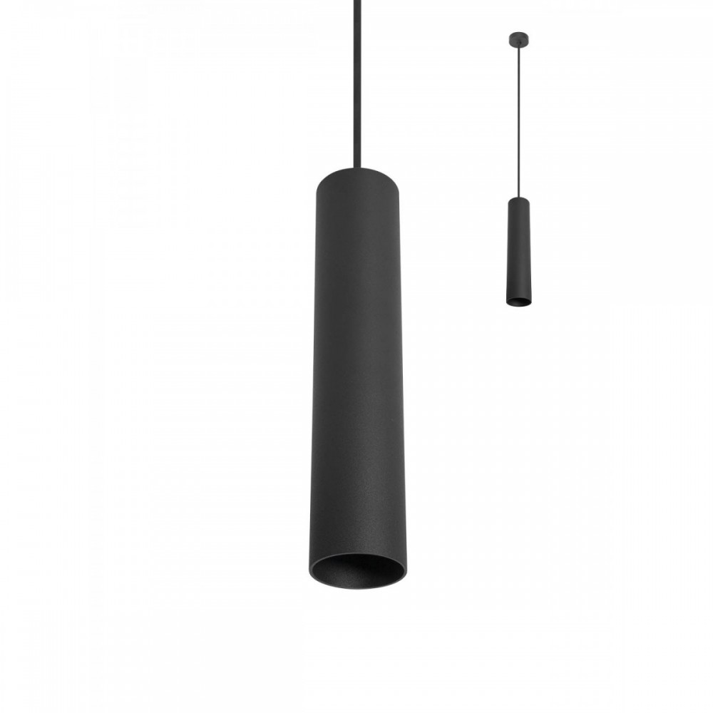Suspension Smarter Axis, metal, matt black, 1XGU10, H.90 cm