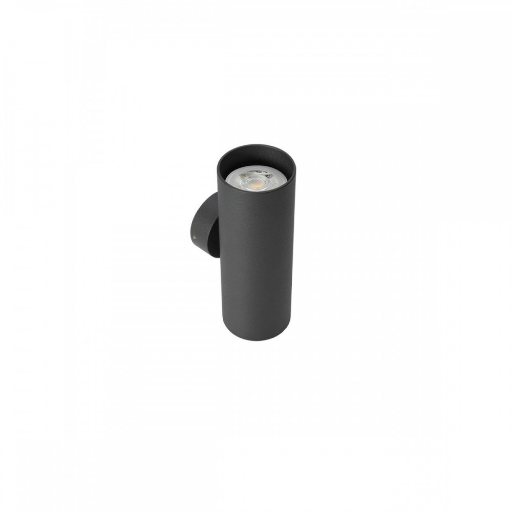 Wall lamp Smarter Axis, metal, matt black, 2XGU10, H.16 cm