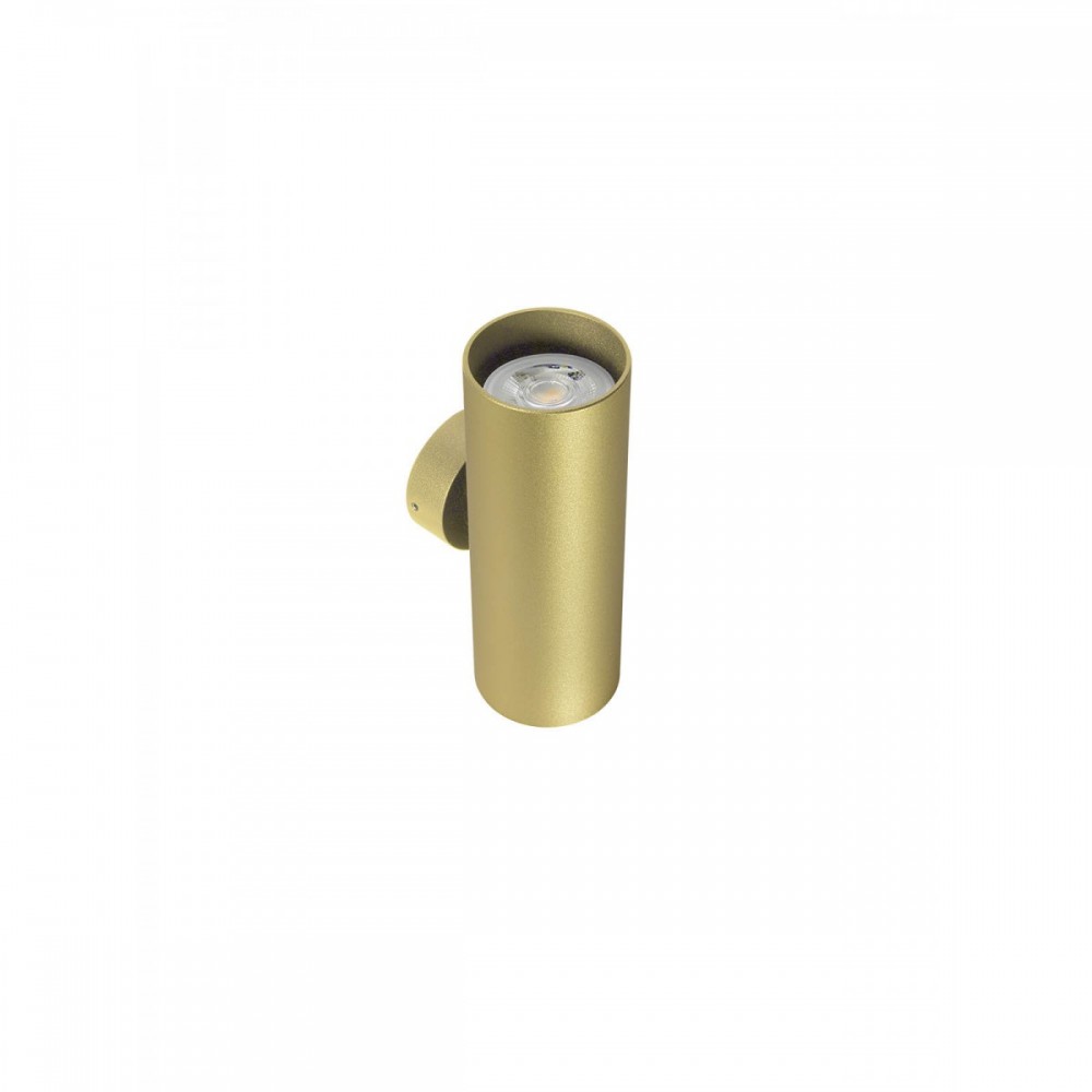 Wall lamp Smarter Axis, metal, matt gold, 2XGU10, H.16 cm