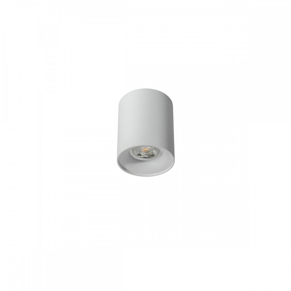 Ceiling lamp Smarter Koa, metal, matt white, 1XGU10, D.8 cm