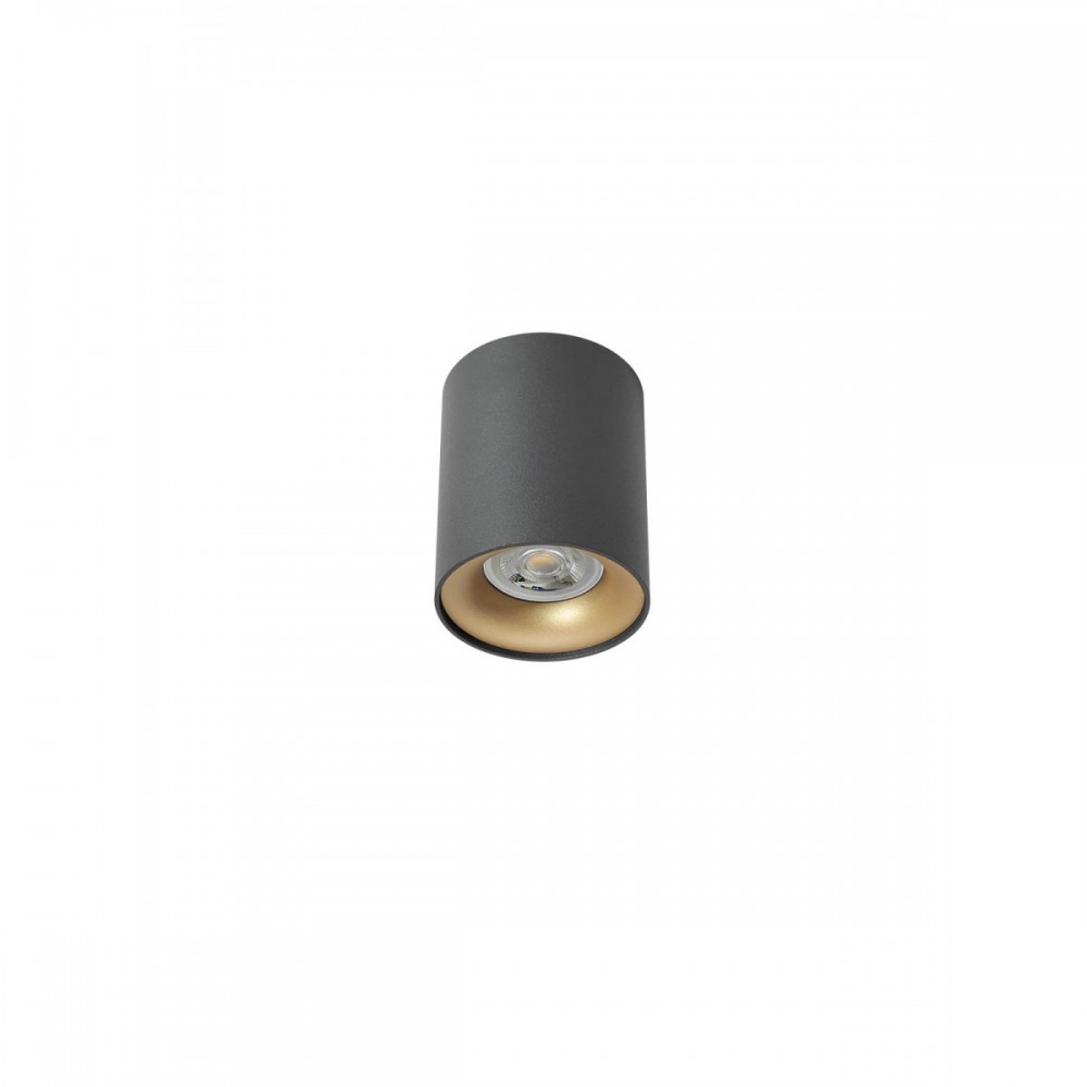 Ceiling lamp Smarter Koa, metal, matt black, 1XGU10, D.8 cm