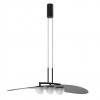 Suspension Redo Cody, metal, sand black, LED, 28W, 1600 lumens, warm white 3000K, D.85 cm
