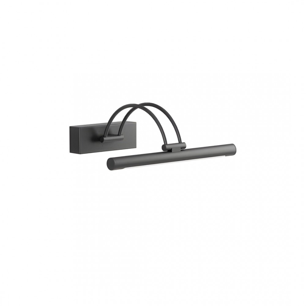 Wall lamp Redo Ikon, metal, sand black, LED, 7,3W, 453 lumens, warm white 3000K, L.30 cm
