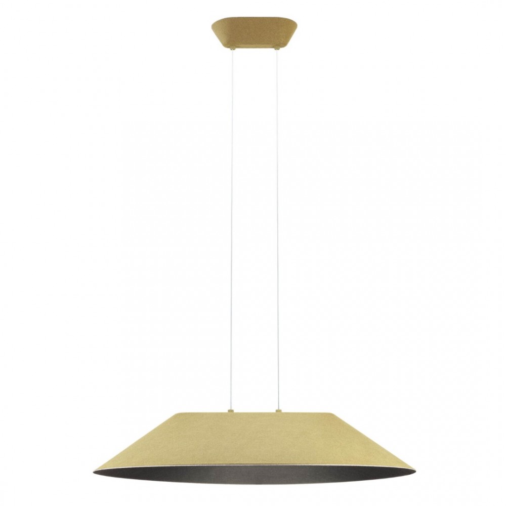 Pendant lamp Redo Akira, metal, sound-absorbing felt, olive/black, LED, 12W, 950 lumens, warm white 3000K, D.75 cm