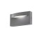 Step light Redo Polifemo, metal, dark grey, LED, 8W, 425 lumens, warm white 3000K, L.14 cm, IP65