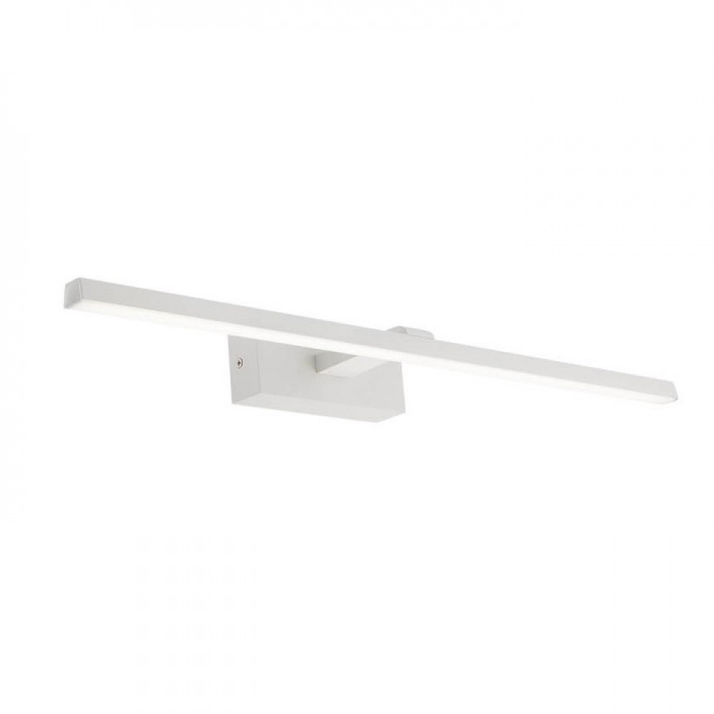 Wall lamp Smarter Neptune, metal, matt white, LED, 12W, 798 lumens, warm white 3000K, L.60 cm