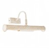 Wall lamp Redo Cairo, metal, white/gold, 2XE14, L.36 cm