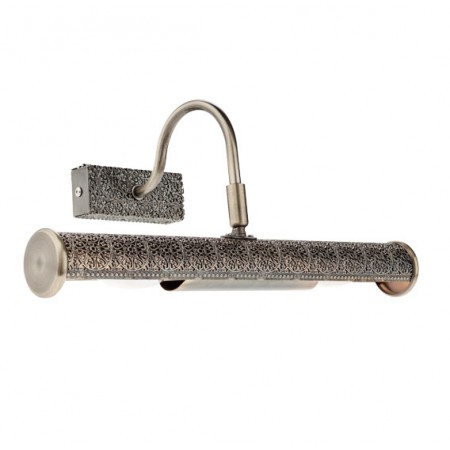 Wall lamp Redo Cairo, metal, antique brass, 2XE14, L.36 cm