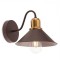 Wall lamp Smarter Verner, metal, matt brown, 1XE27, H.18 cm