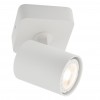 Ceiling lamp Smarter Cameo, metal, matt white, 1XGU10, L.11 cm