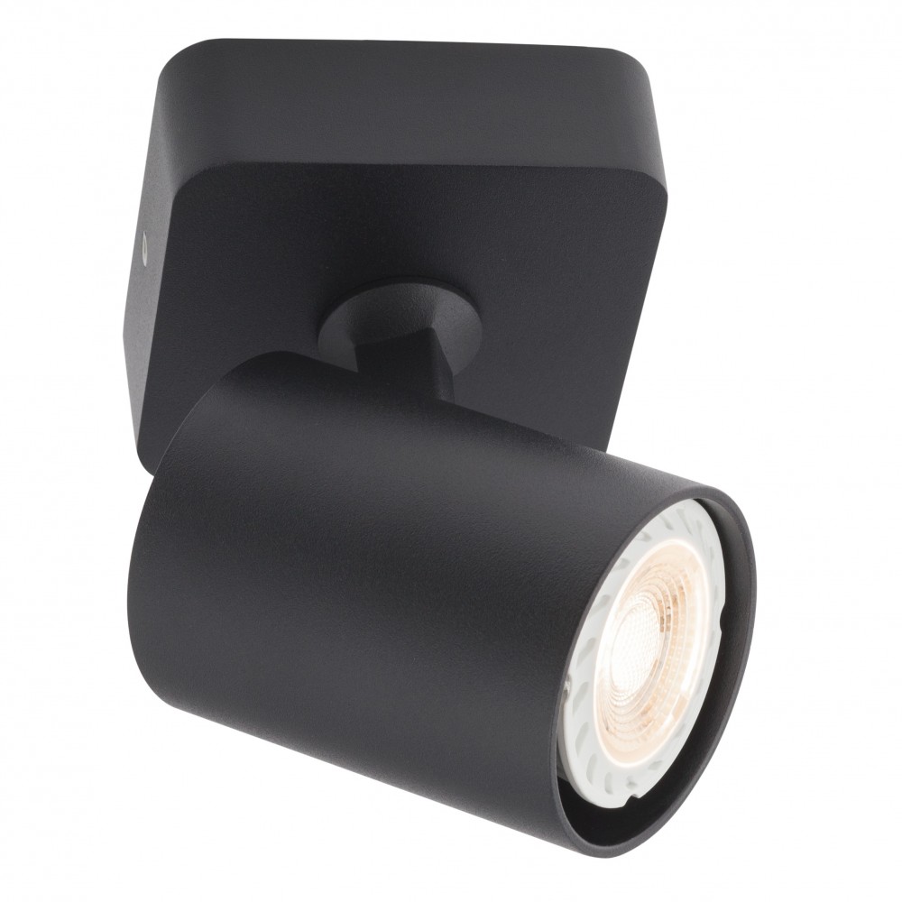 Ceiling lamp Smarter Cameo, metal, matt black, 1XGU10, L.11 cm