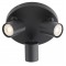 Ceiling lamp Smarter Cameo, metal, matt black, 3XGU10, D.24 cm