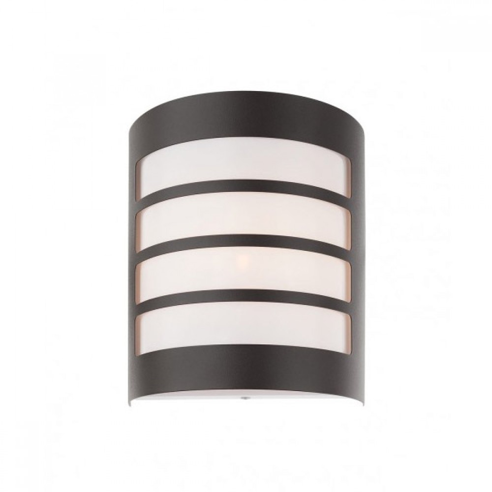 Wall lamp Smarter Evo, metal, dark grey, 1XE27, H.20 cm, IP44