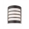 Wall lamp Smarter Evo, metal, dark grey, 1XE27, H.20 cm, IP44