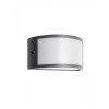 Wall lamp Smarter Asti, metal, dark grey, LED, 10W, 655 lumens, warm white 3000K, IP54