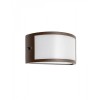 Wall lamp Smarter Asti, metal, dark brown, LED, 10W, 655 lumens, warm white 3000K, IP54