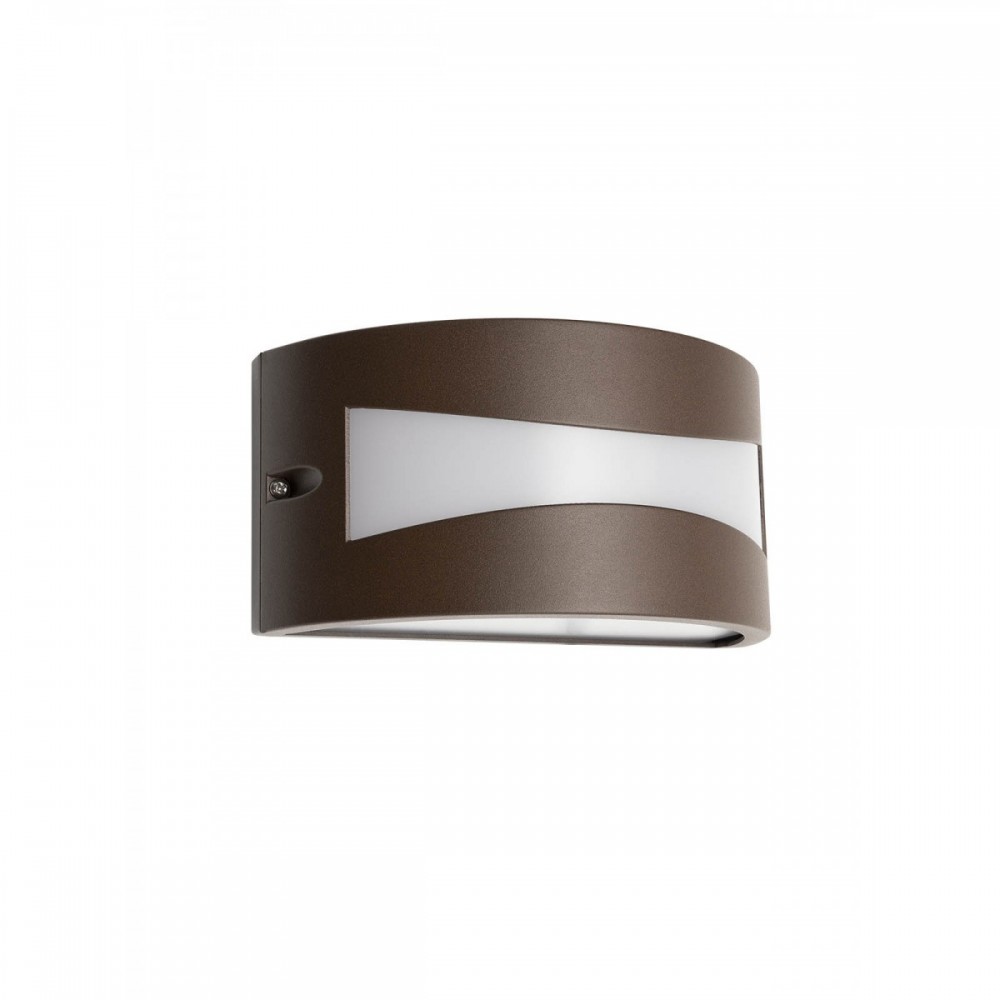 Wall lamp Smarter Asti, metal, dark brown, LED, 10W, 610 lumens, warm white 3000K, IP54