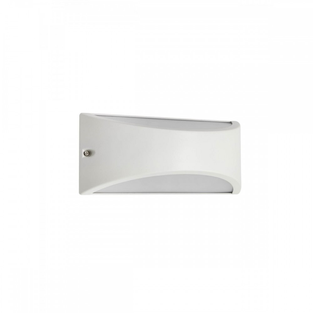 Wall lamp Smarter Scudo, metal, sand white, LED, 10W, 542 lumens, warm white 3000K, IP54